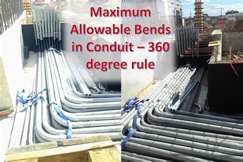 nec allowable conduit bends